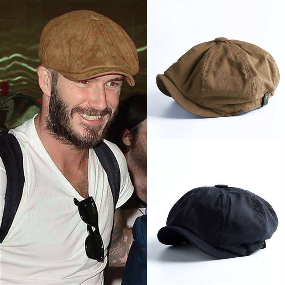 Peaky Blinders Hat Newsboy Flat Cap Herringbone Baker Boy