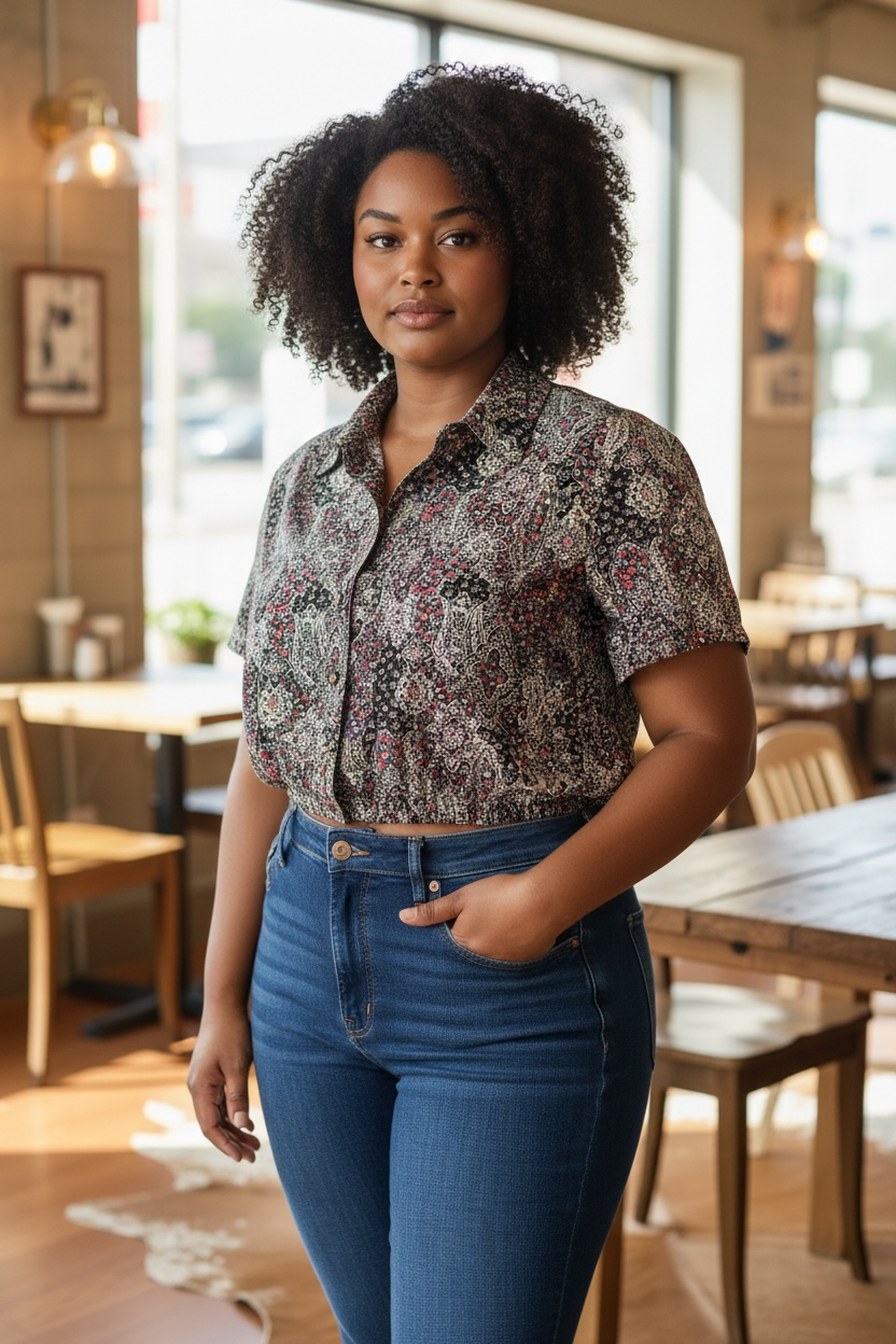 Custom Vintage Crop Top