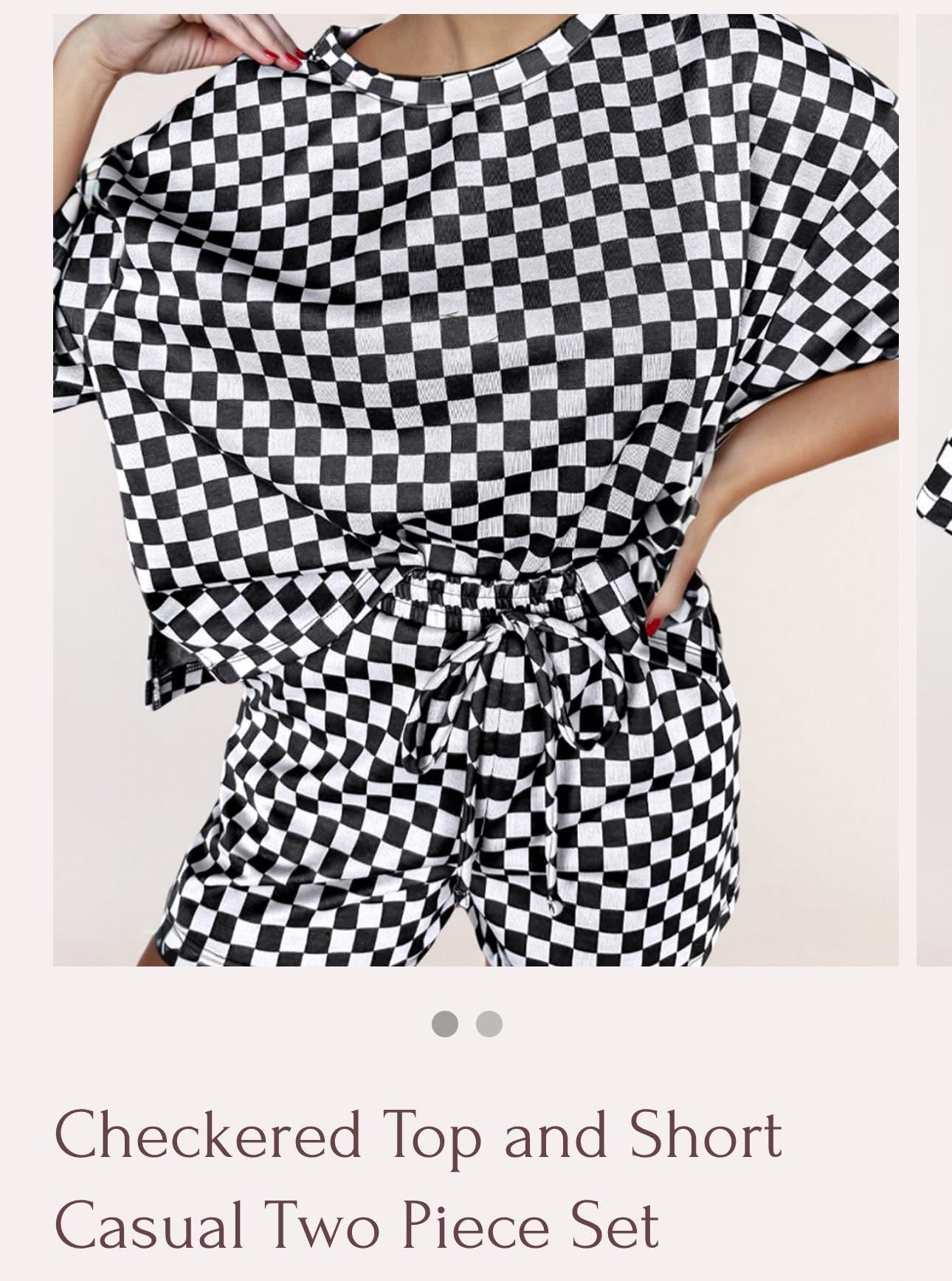 short sleeve short lounge set