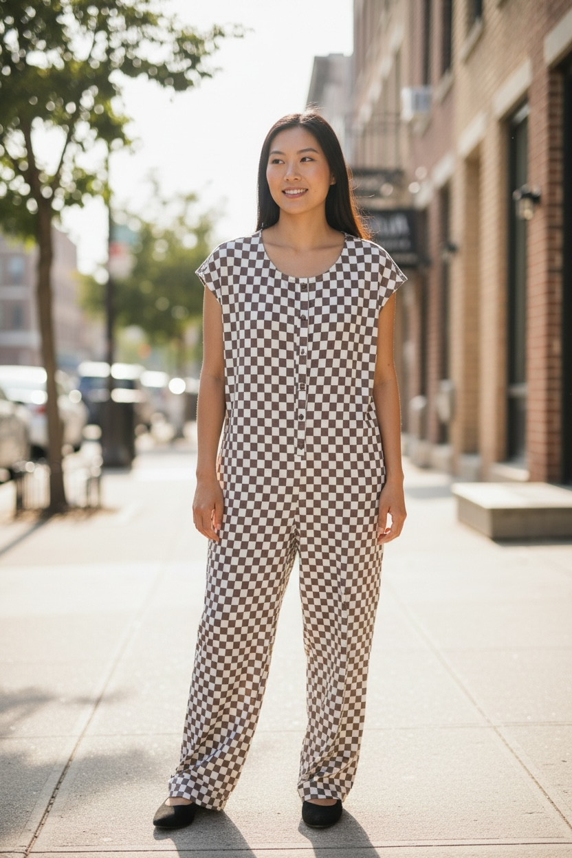 short sleeve one piece jumpsuit