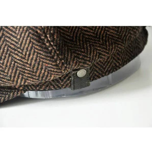 Peaky Blinders Hat Newsboy Flat Cap Herringbone Baker Boy